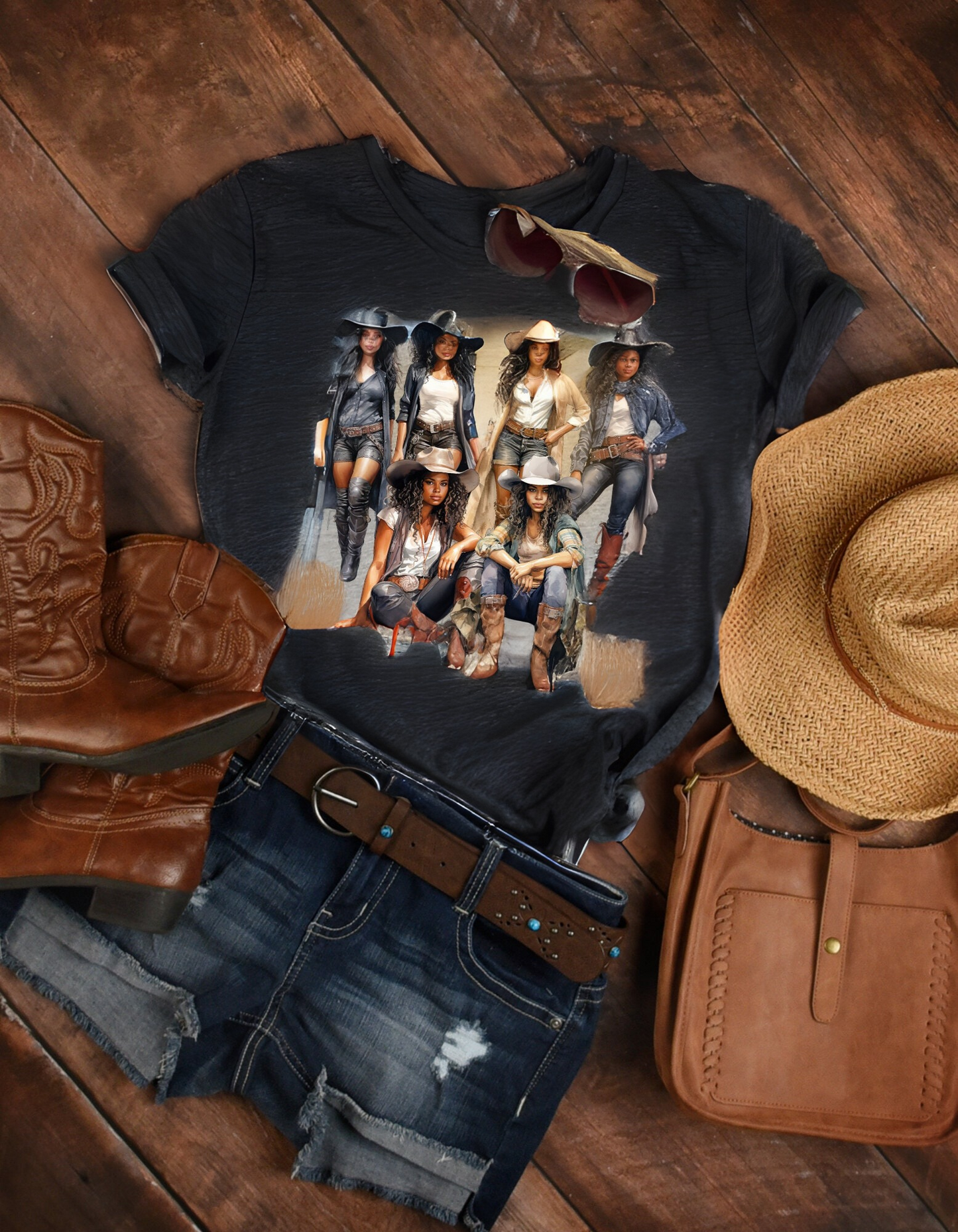Black Cowgirl Tribe T-shirt