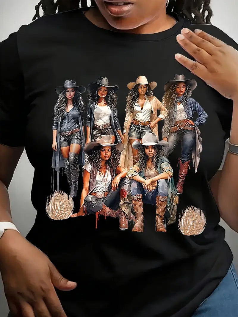 Black Cowgirl Tribe T-shirt